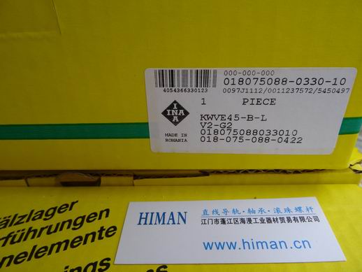 KWVE45BSNL Schaeffler INA Ball Carriage Linear Bearing Runner Block