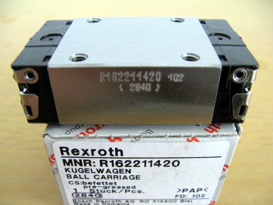 R162211420 BOSCH REXROTH RUNNER BLOCK LINEAR BEARINGS