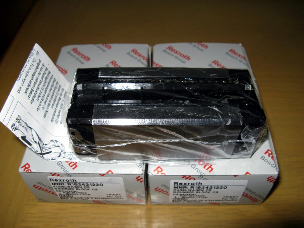 R162421220 BOSCH REXROTH RUNNER BLOCK BALL CARRIAGE LINEAR BEARINGS