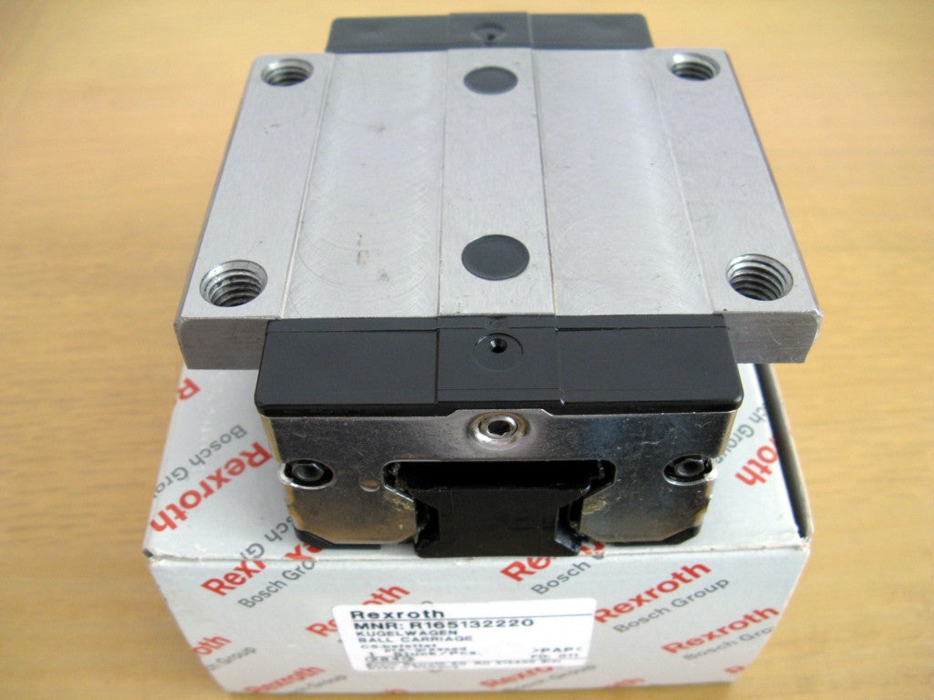 R165132220 BOSCH REXROTH RUNNER BLOCK BALL CARRIAGE LINEAR BEARINGS