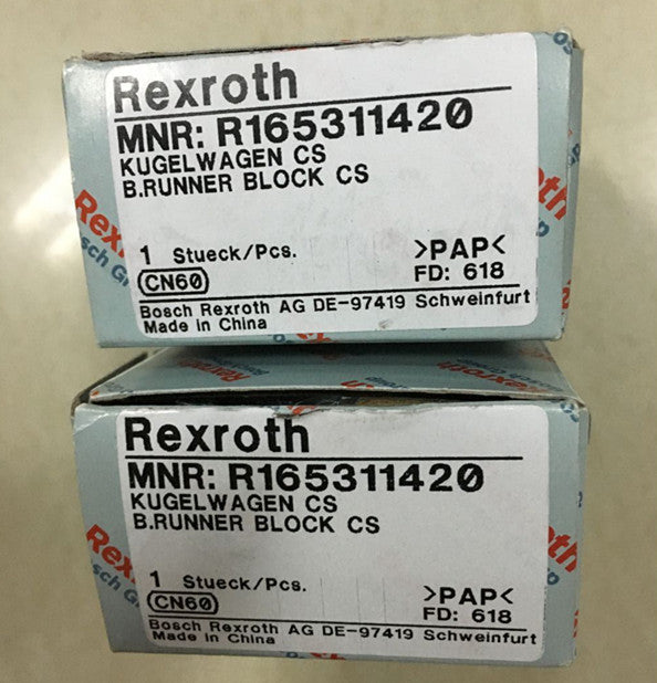 R165311420 Bosch Rexroth Runner Block Ball Carriage Linear