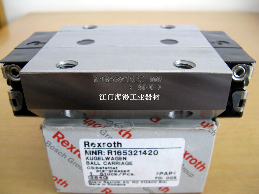 R165322220 Bosch Rexroth Runner Block Ball Carriage Linear Bearings