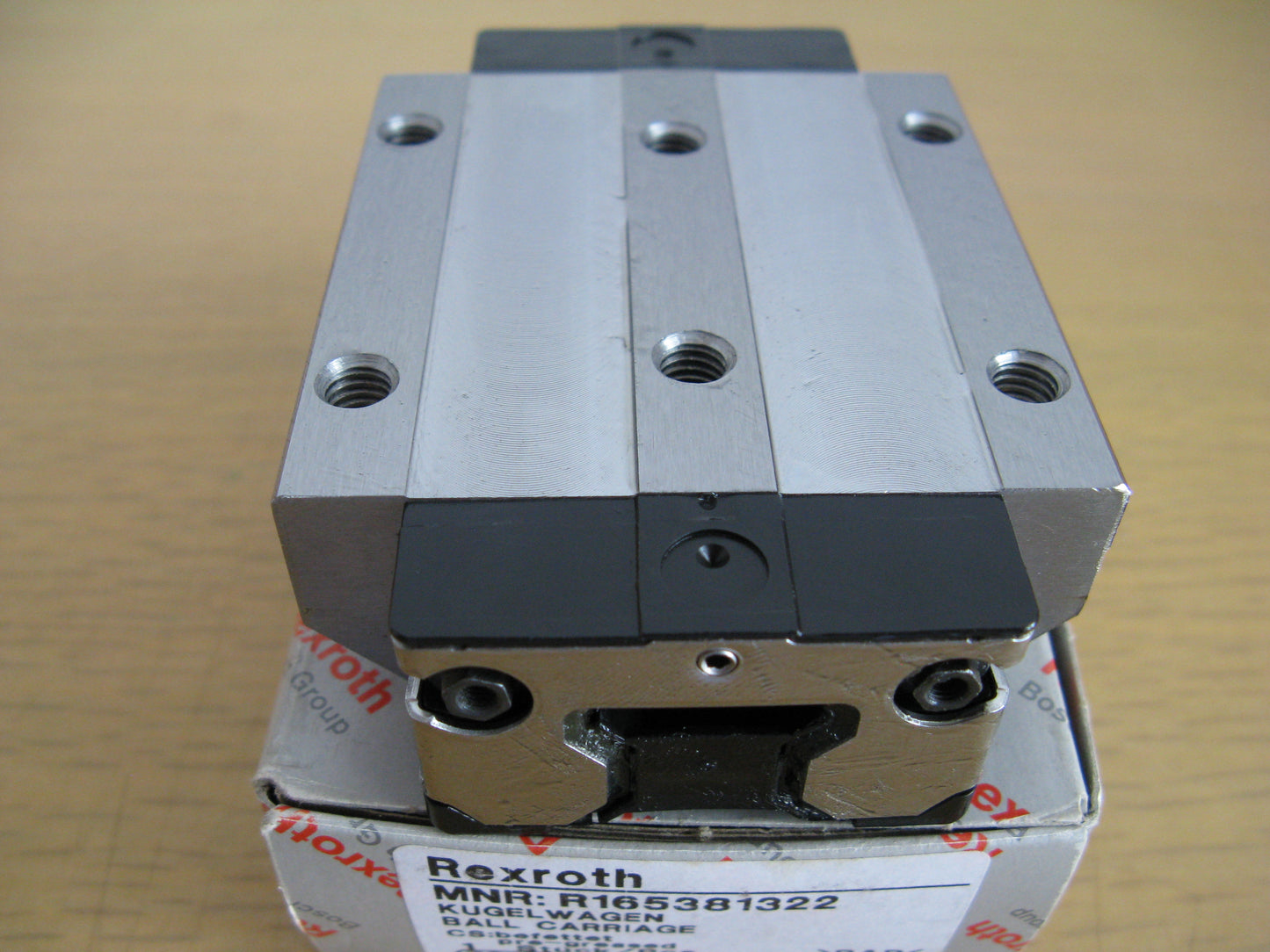 R165382420 Bosch Rexroth Runner Block Ball Carriage Linear Motion Bearings