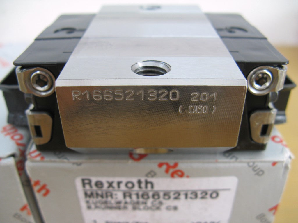 R166529320 Bosch Rexroth Runner Block Ball Carriage Linear Motion Bearings