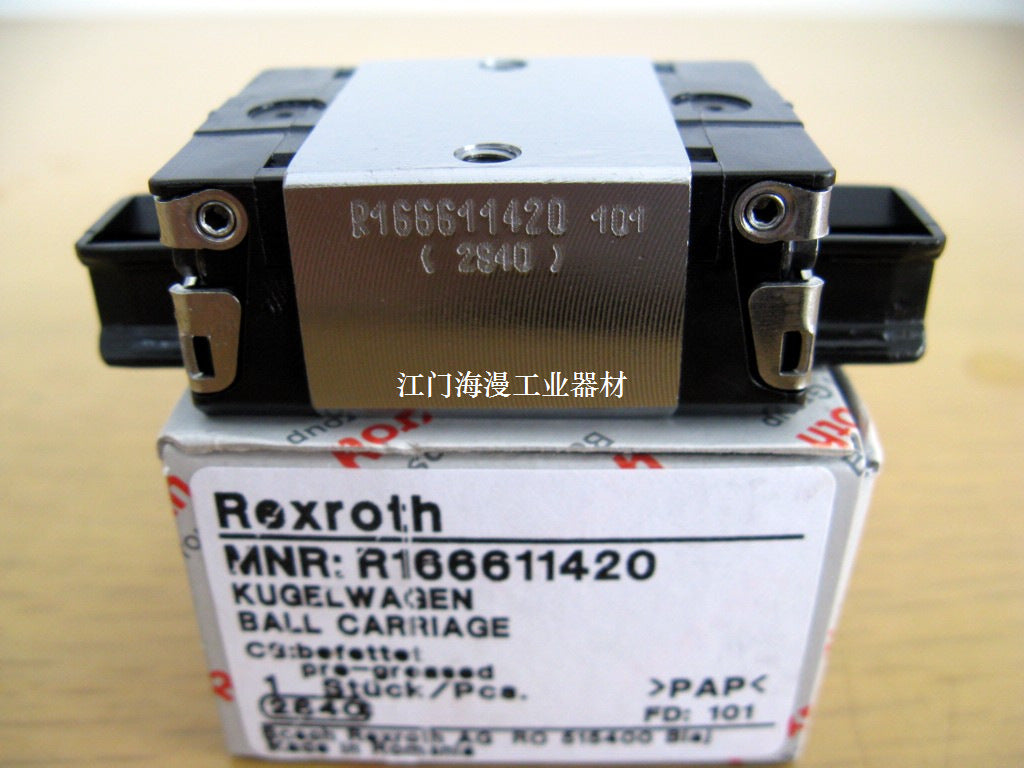 R166611420 Bosch Rexroth Runner Block Ball Carriage Linear Motion