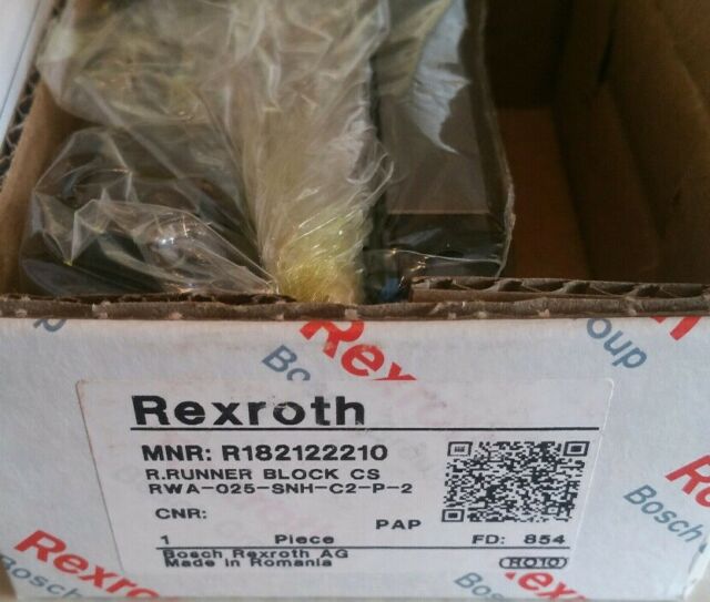 R182121210 Bosch Rexroth Roller Runner Block Linear Motion Bearings