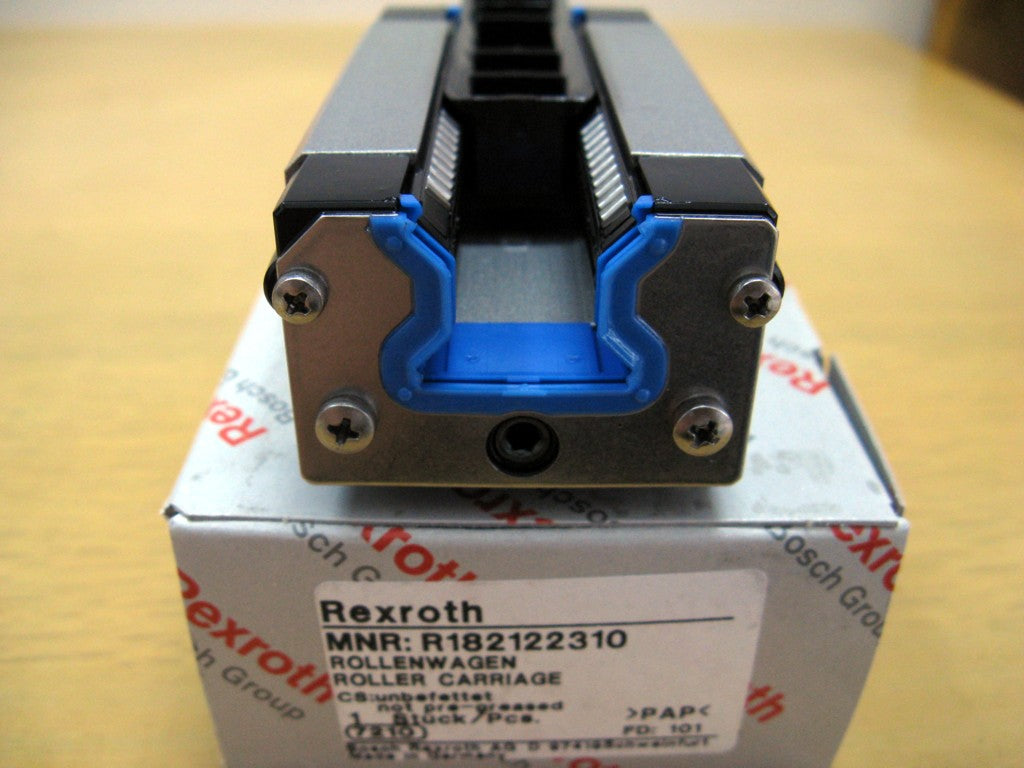 R182122310 Bosch Rexroth Roller Runner Block Linear Motion Bearings