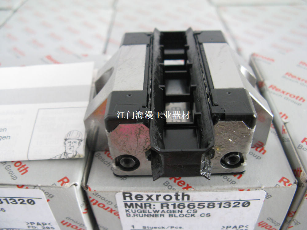 R166581320 Bosch Rexroth Runner Block Ball Carriage Linear Motion Bearings