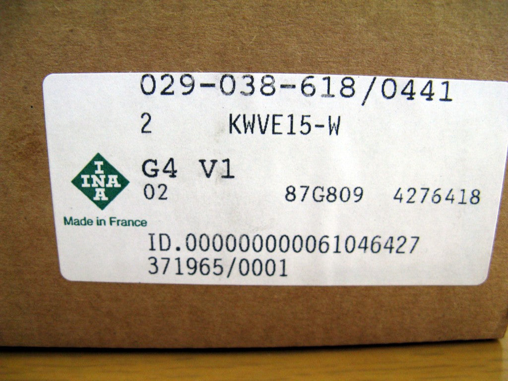 KWVE25W Schaeffler INA Ball Carriage Linear Bearing Runner Block