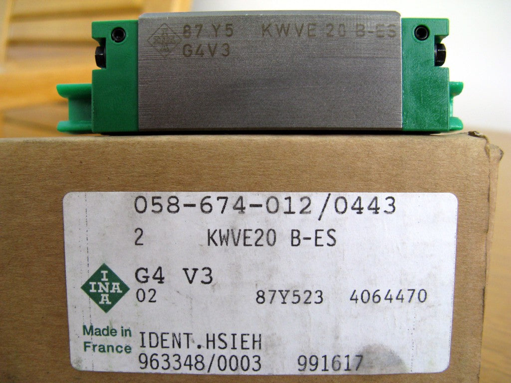 KWVE20BES Schaeffler INA Ball Carriage Linear Bearing Runner Block