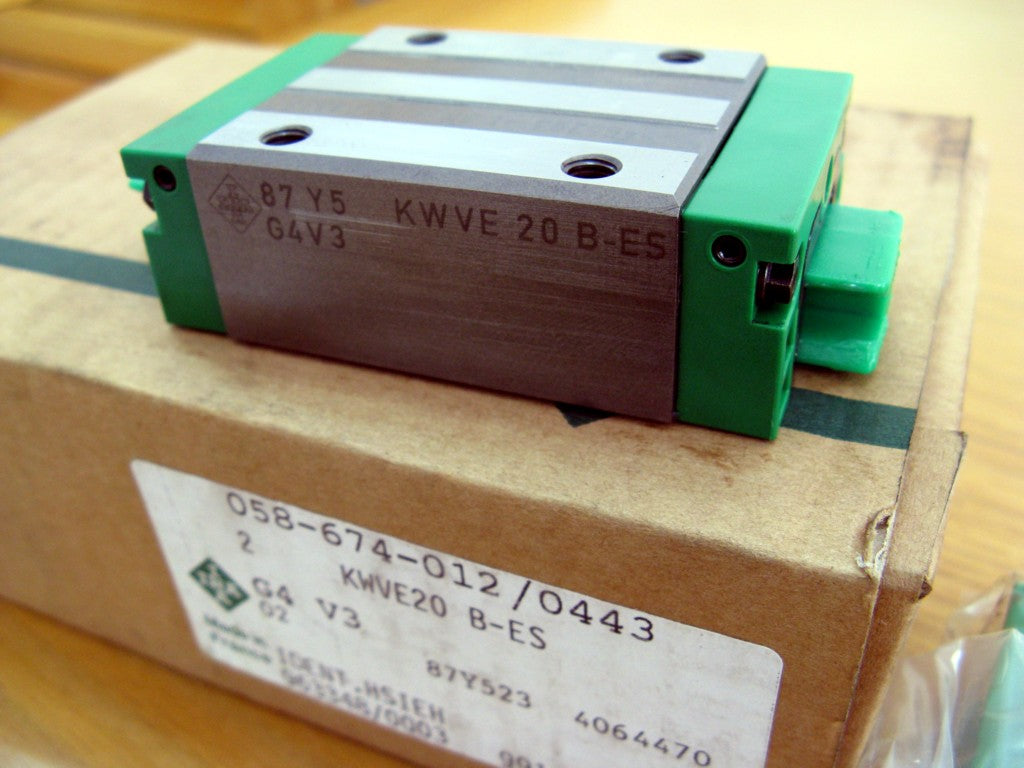 KWVE20BES Schaeffler INA Ball Carriage Linear Bearing Runner Block ...