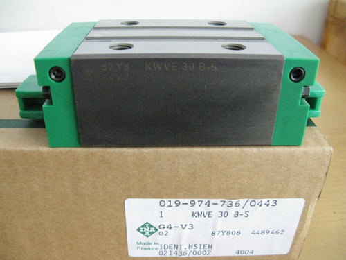 KWVE30BSN Schaeffler INA Ball Carriage Linear Bearing Runner Block