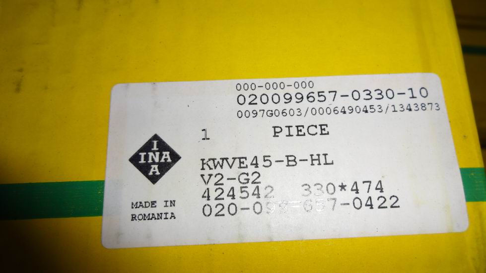 KWVE45BHL Schaeffler INA Ball Carriage Linear Bearing Runner Block