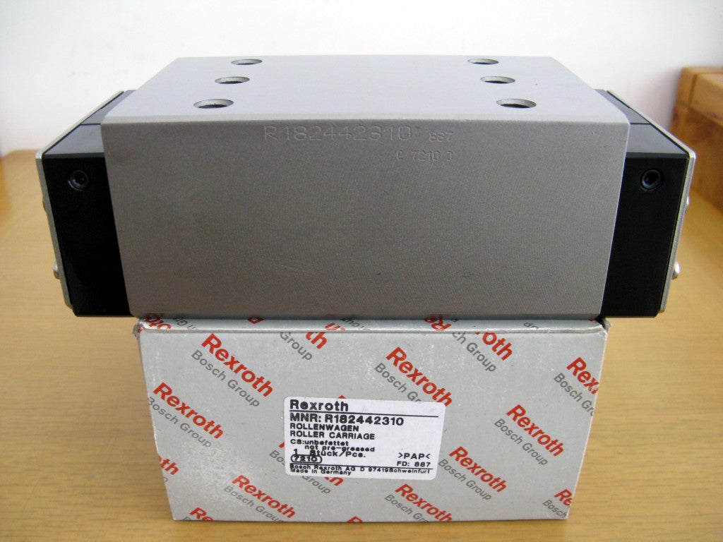 R182442210 R18244222X Bosch Rexroth Roller Runner Block Linear Motion Bearings