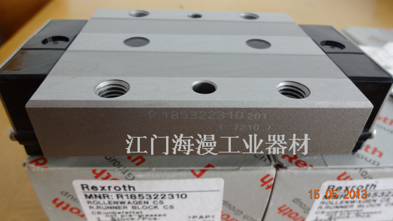 R185322210 R18532222X Bosch Rexroth Roller Runner Block Linear Motion Bearings