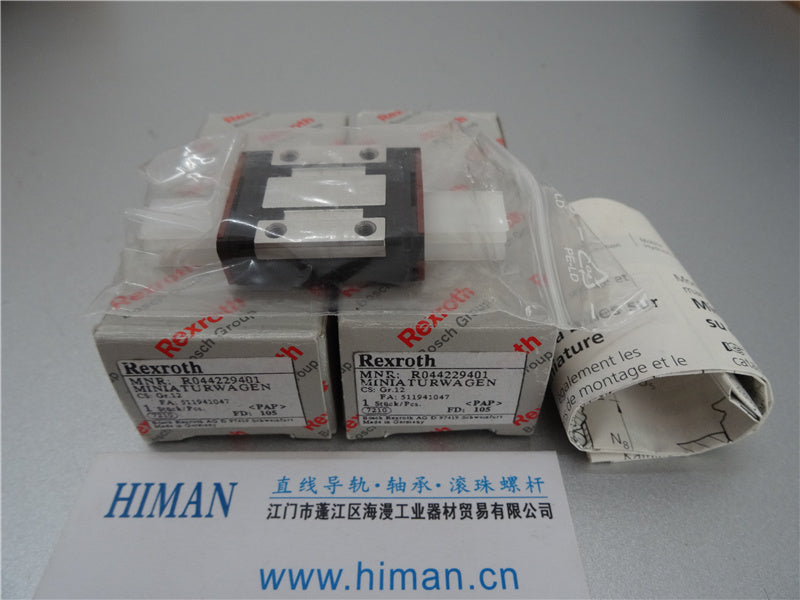 R044201201 Bosch Rexroth Miniature Runner Block Linear Bearings