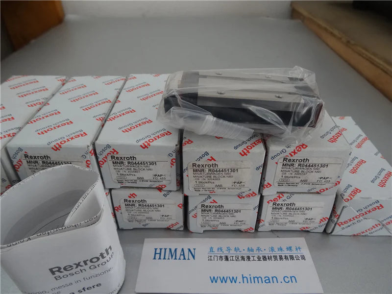 4532709 R3 Block R044459301 Bosch REXROTH Miniature RUNNER BLOCK LINEAR BEARINGS – HIMAN ...