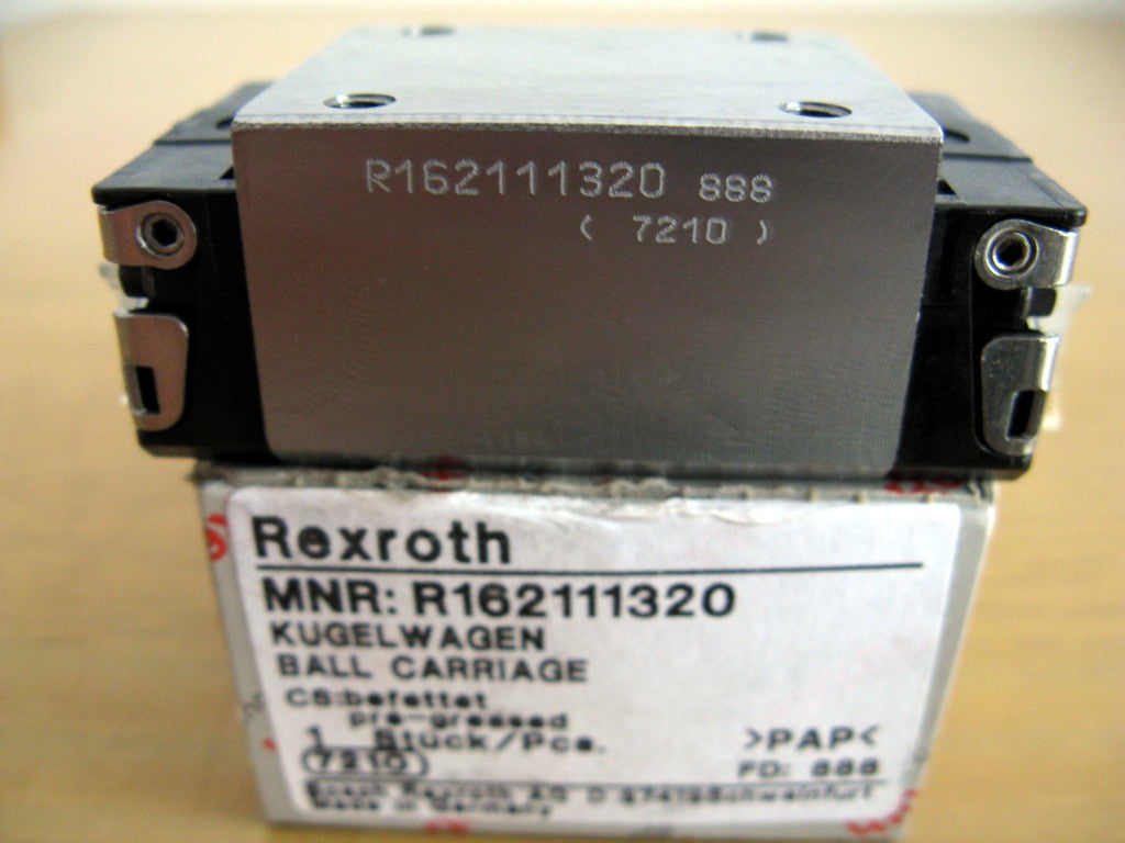 R162111320 Bosch REXROTH RUNNER BLOCK LINEAR BEARING