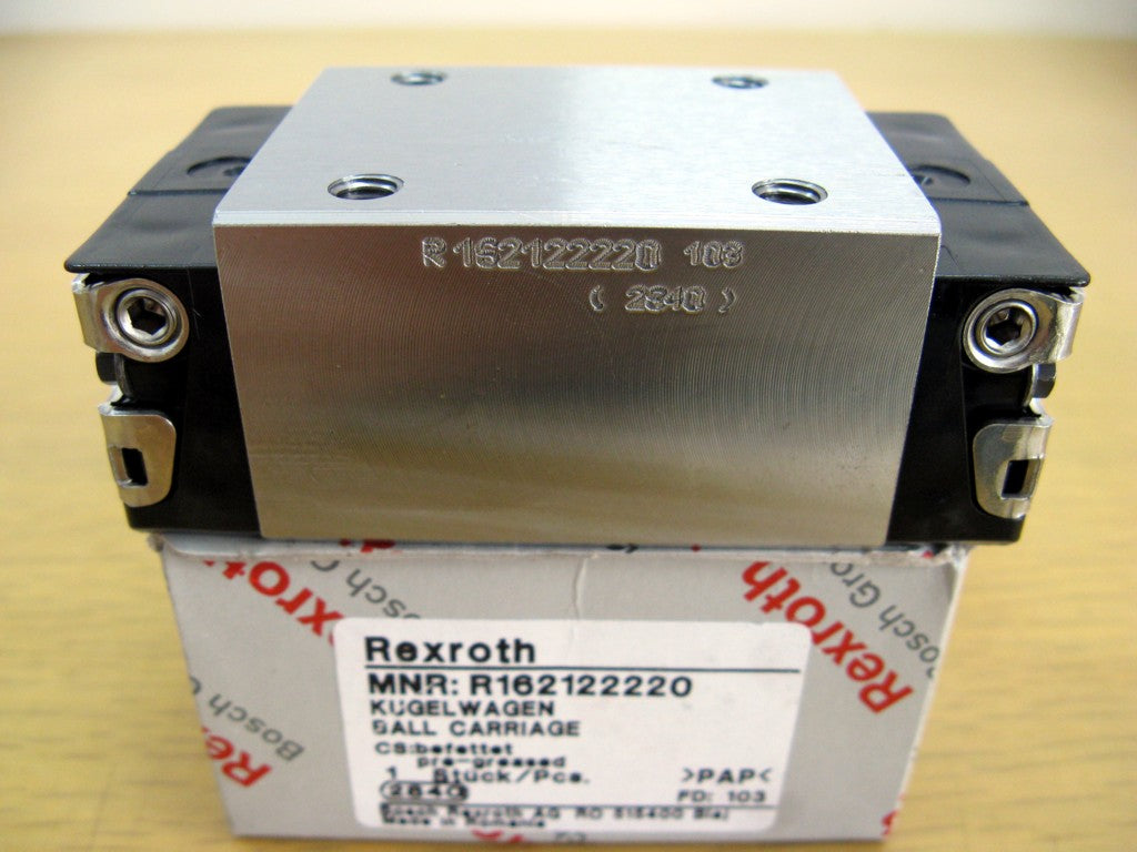 R162122220 Bosch REXROTH RUNNER BLOCK LINEAR BEARING