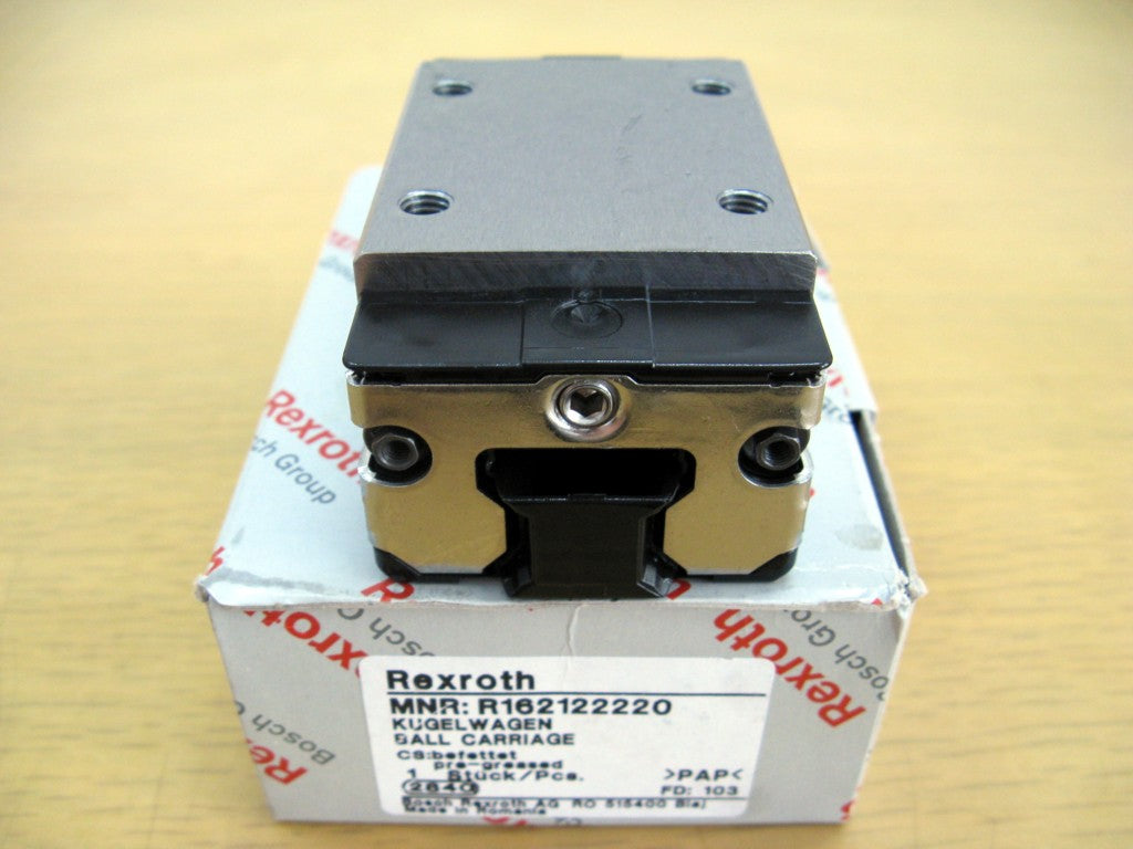 R162122220 Bosch REXROTH RUNNER BLOCK LINEAR BEARING