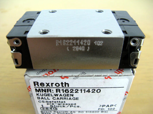 R162212420 BOSCH REXROTH RUNNER BLOCK LINEAR BEARINGS