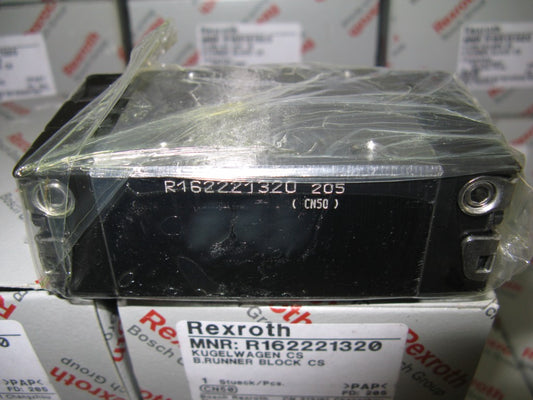 R162222320 BOSCH REXROTH RUNNER BLOCK BALL LINEAR BEARINGS