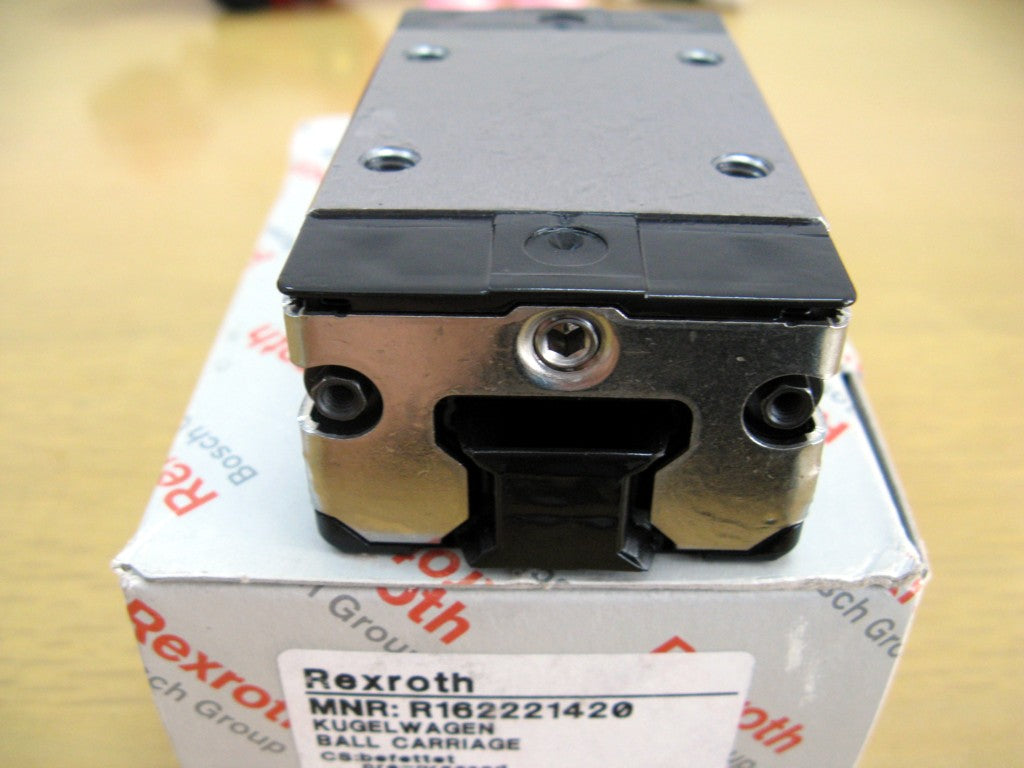 R162221420 BOSCH REXROTH RUNNER BLOCK BALL LINEAR BEARINGS