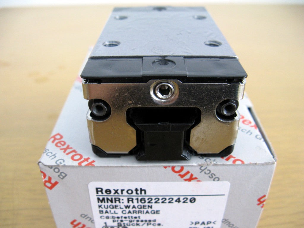 R162222420 BOSCH REXROTH RUNNER BLOCK BALL LINEAR BEARINGS