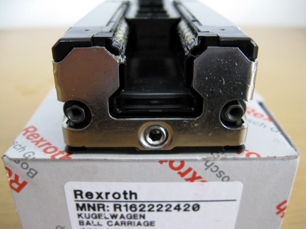 R162222420 BOSCH REXROTH RUNNER BLOCK BALL LINEAR BEARINGS