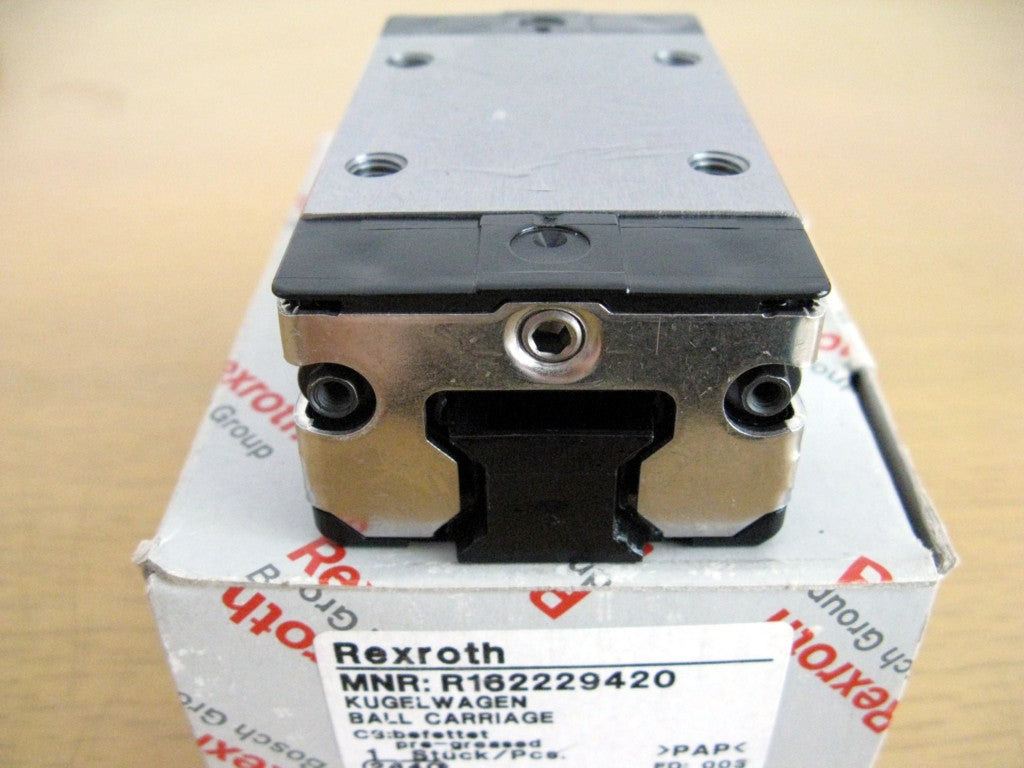 R162229320 BOSCH REXROTH RUNNER BLOCK BALL LINEAR BEARINGS