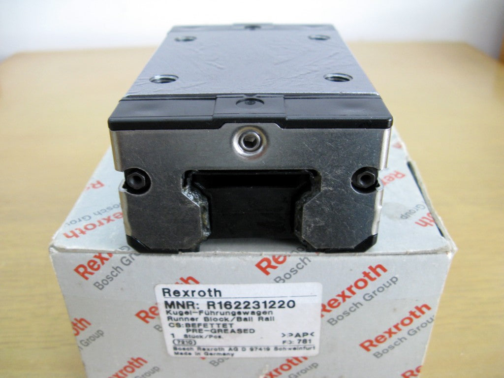 R162231220 BOSCH REXROTH RUNNER BLOCK BALL LINEAR BEARINGS