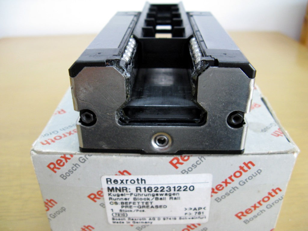 R162231220 BOSCH REXROTH RUNNER BLOCK BALL LINEAR BEARINGS