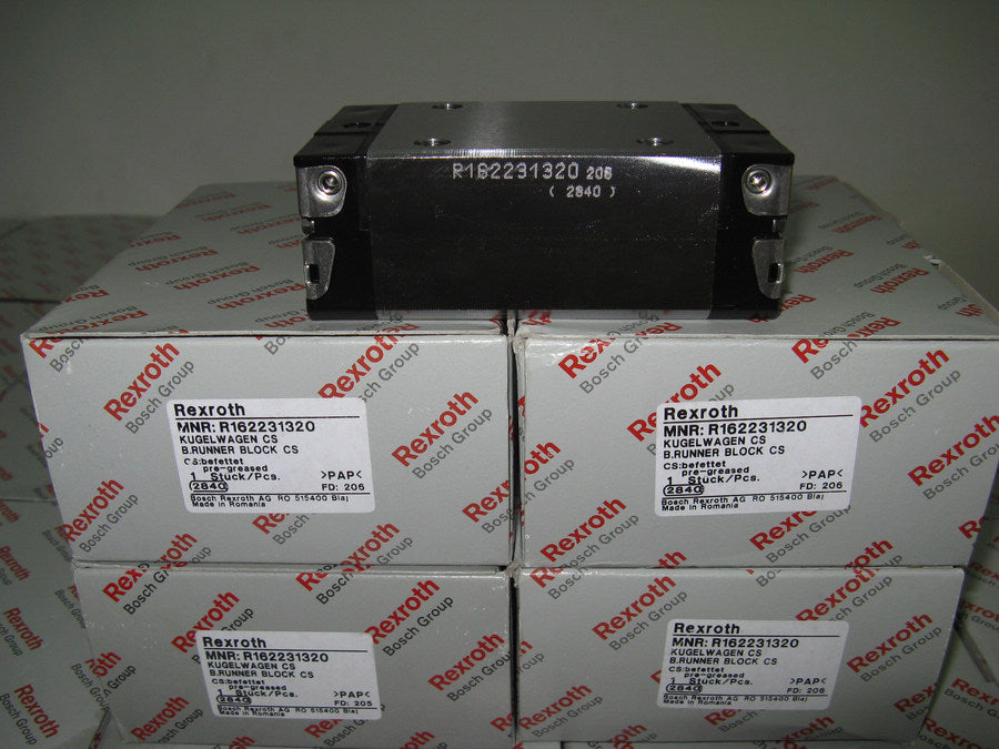 R162231320 BOSCH REXROTH RUNNER BLOCK BALL LINEAR BEARINGS