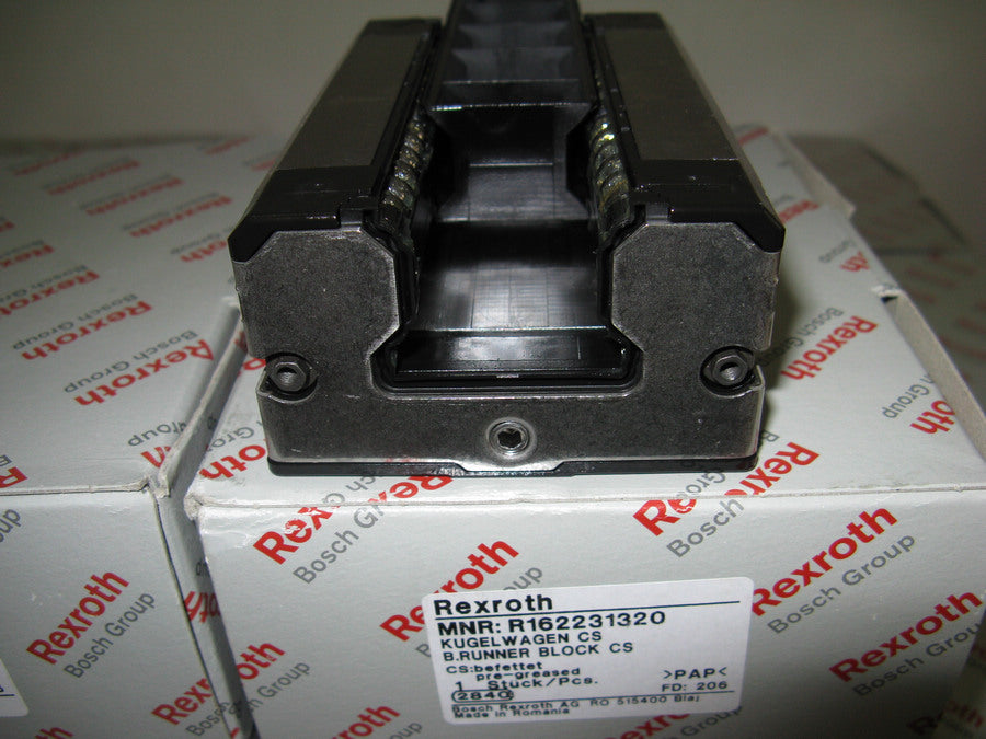 R162231320 BOSCH REXROTH RUNNER BLOCK BALL LINEAR BEARINGS