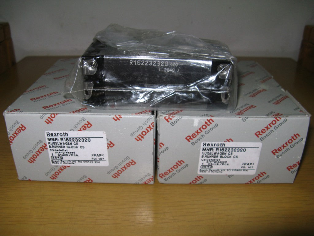 R162231420 BOSCH REXROTH RUNNER BLOCK BALL LINEAR BEARINGS