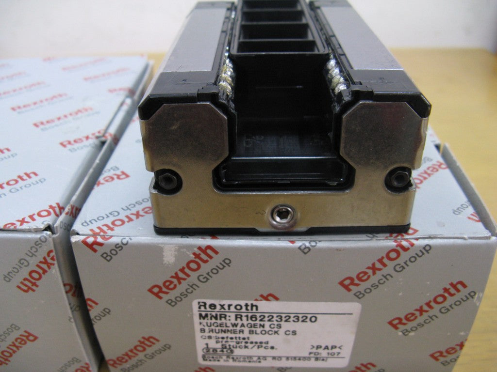 R162232320 BOSCH REXROTH RUNNER BLOCK BALL LINEAR BEARINGS