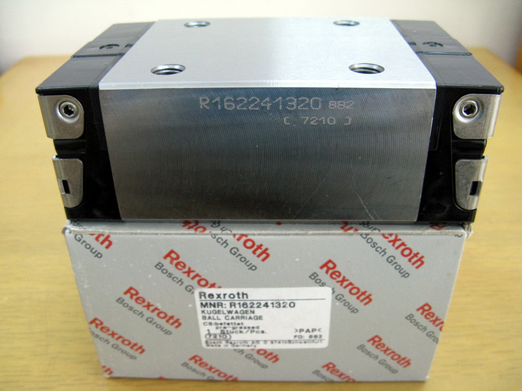 R162241220 BOSCH REXROTH RUNNER BLOCK BALL LINEAR BEARINGS