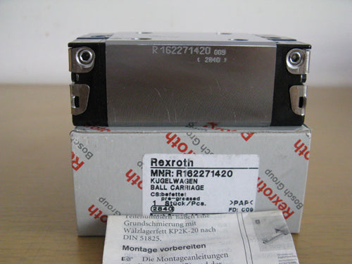 R162271420 BOSCH REXROTH RUNNER BLOCK BALL LINEAR BEARINGS