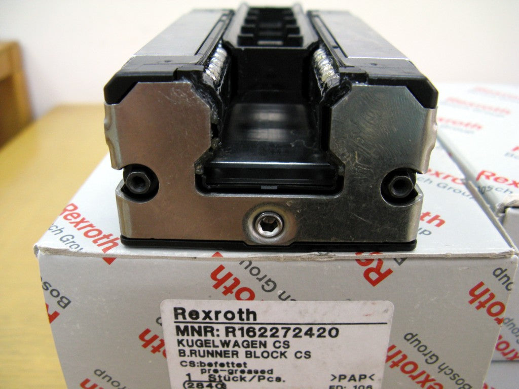 R162272420 BOSCH REXROTH RUNNER BLOCK BALL LINEAR BEARINGS