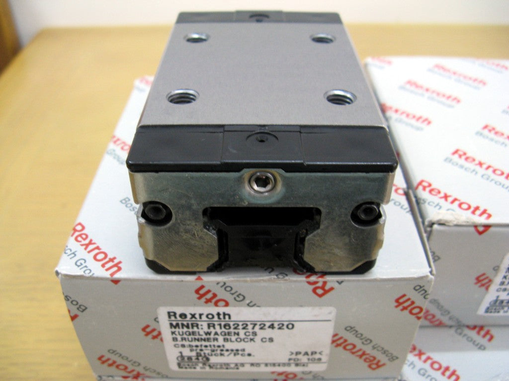 R162272420 BOSCH REXROTH RUNNER BLOCK BALL LINEAR BEARINGS