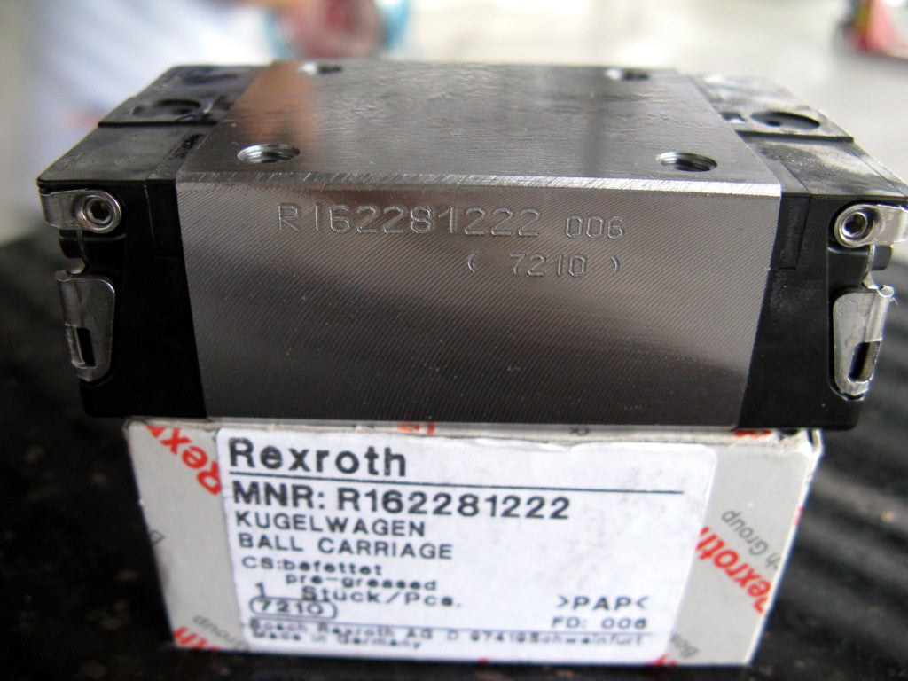 R162281220 BOSCH REXROTH RUNNER BLOCK BALL LINEAR BEARINGS