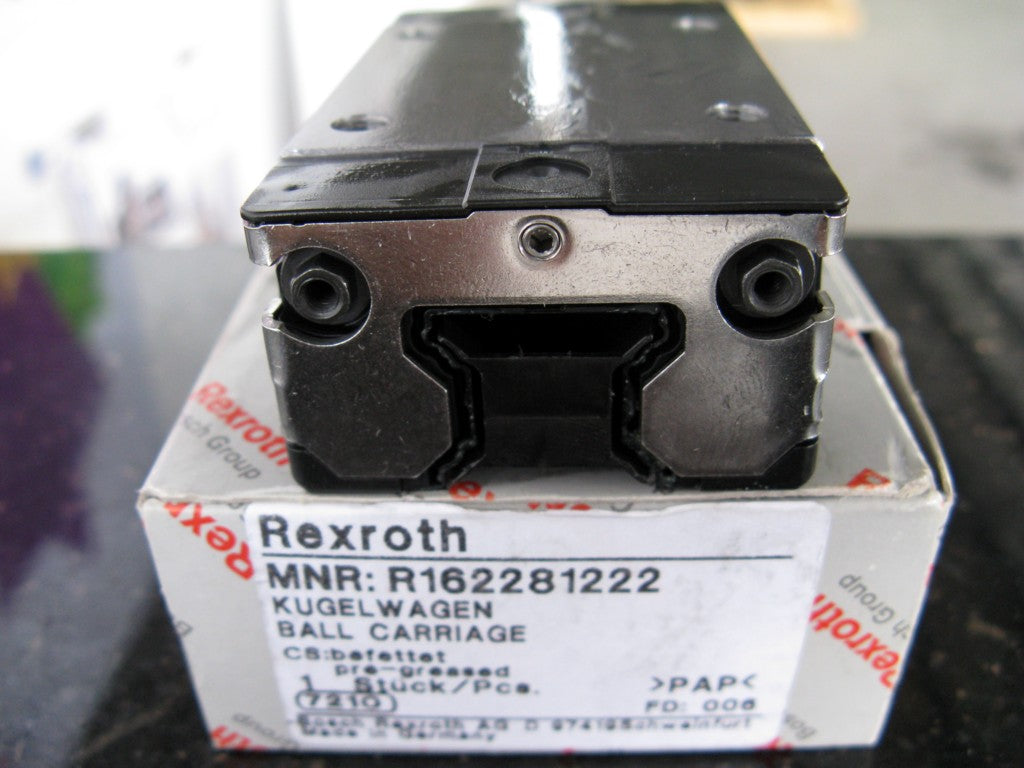 R162281220 BOSCH REXROTH RUNNER BLOCK BALL LINEAR BEARINGS