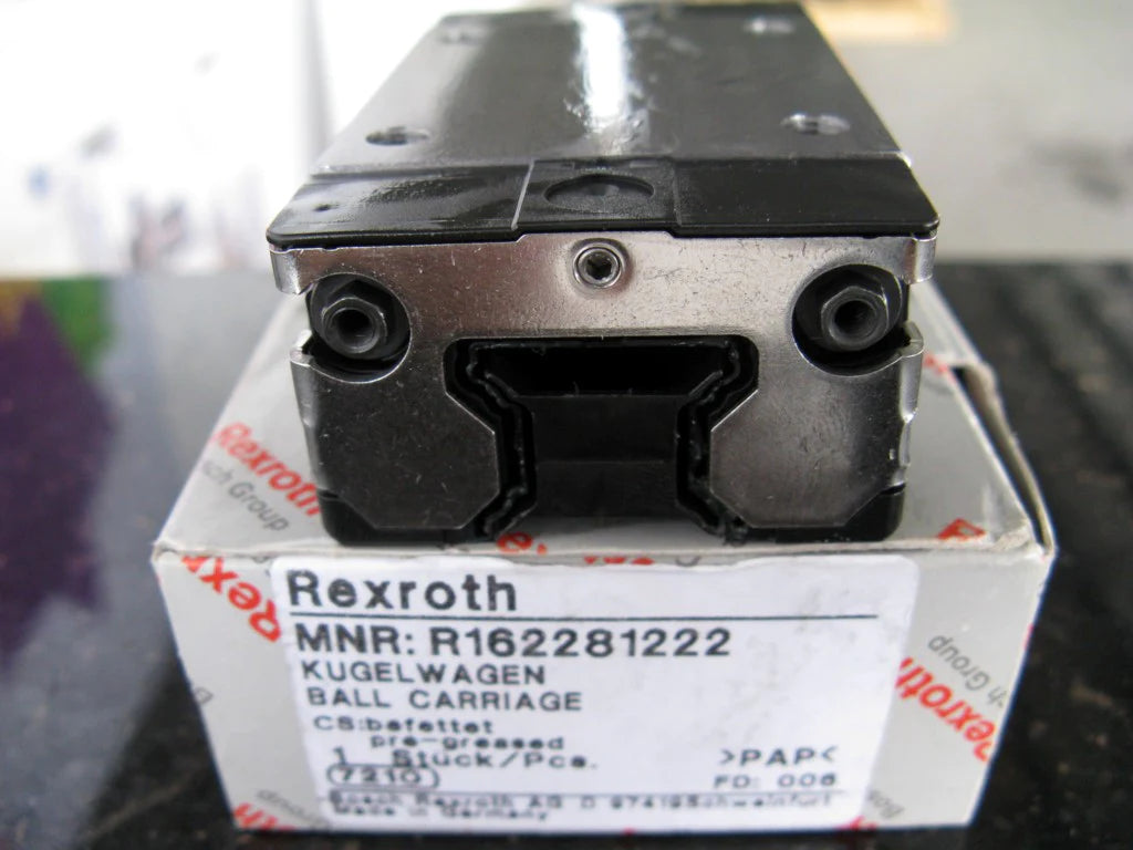 R162281222 BOSCH REXROTH RUNNER BLOCK BALL LINEAR BEARINGS