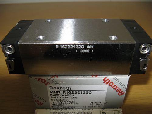 R162321220 BOSCH REXROTH RUNNER BLOCK BALL CARRIAGE LINEAR BEARINGS