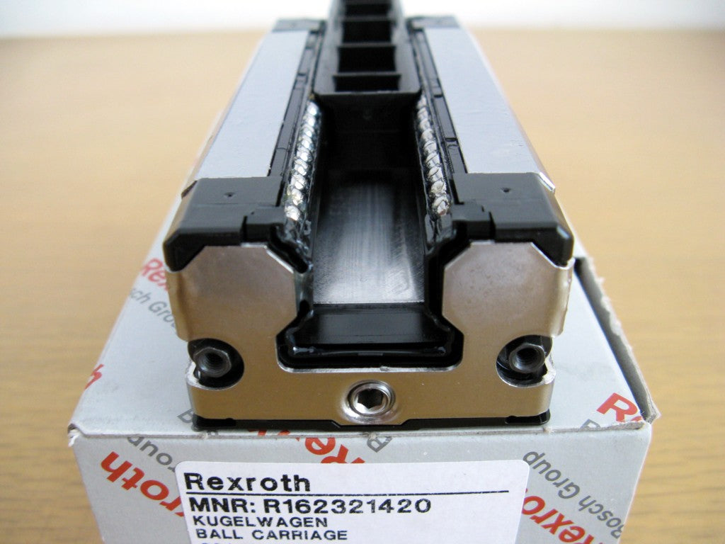 R162322420 BOSCH REXROTH RUNNER BLOCK BALL CARRIAGE LINEAR BEARINGS