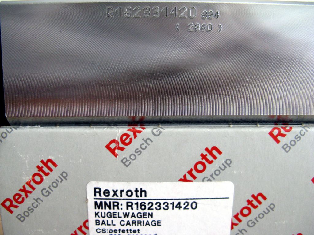 R162339420 BOSCH REXROTH RUNNER BLOCK BALL CARRIAGE LINEAR BEARINGS