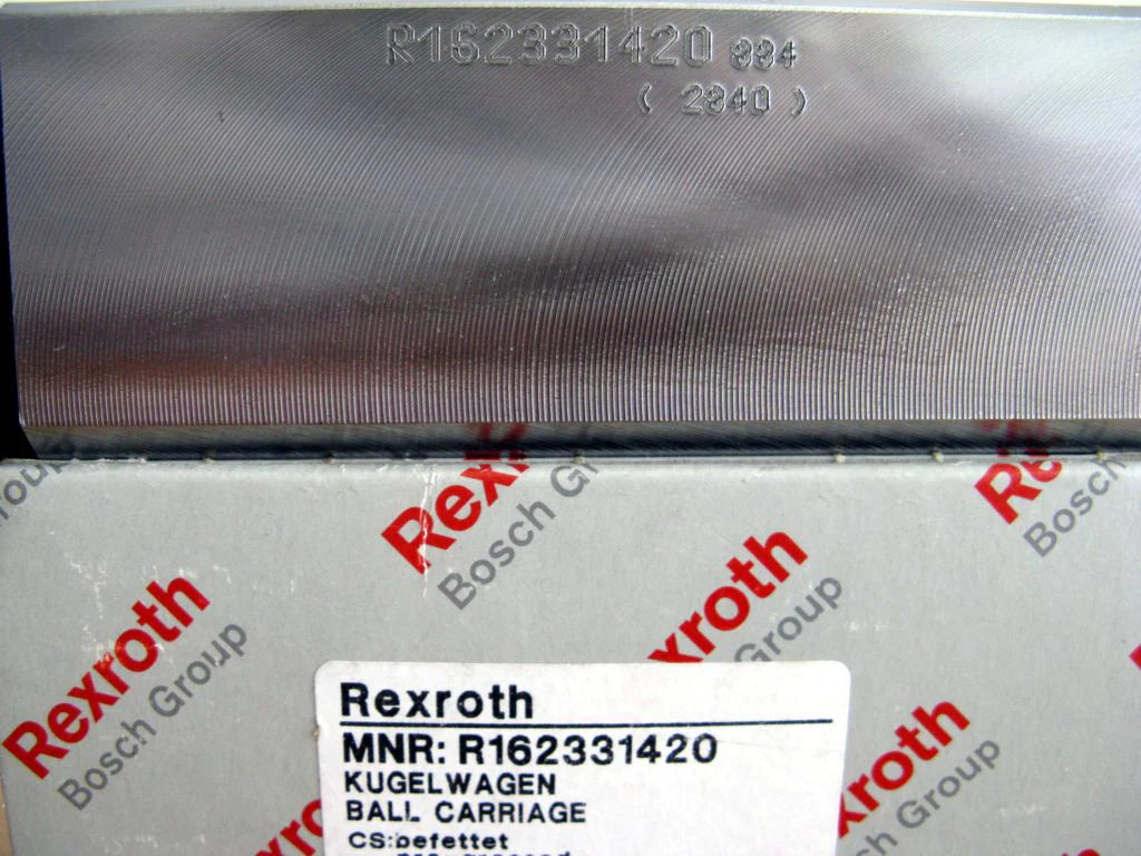 R162331420 BOSCH REXROTH RUNNER BLOCK BALL CARRIAGE LINEAR BEARINGS