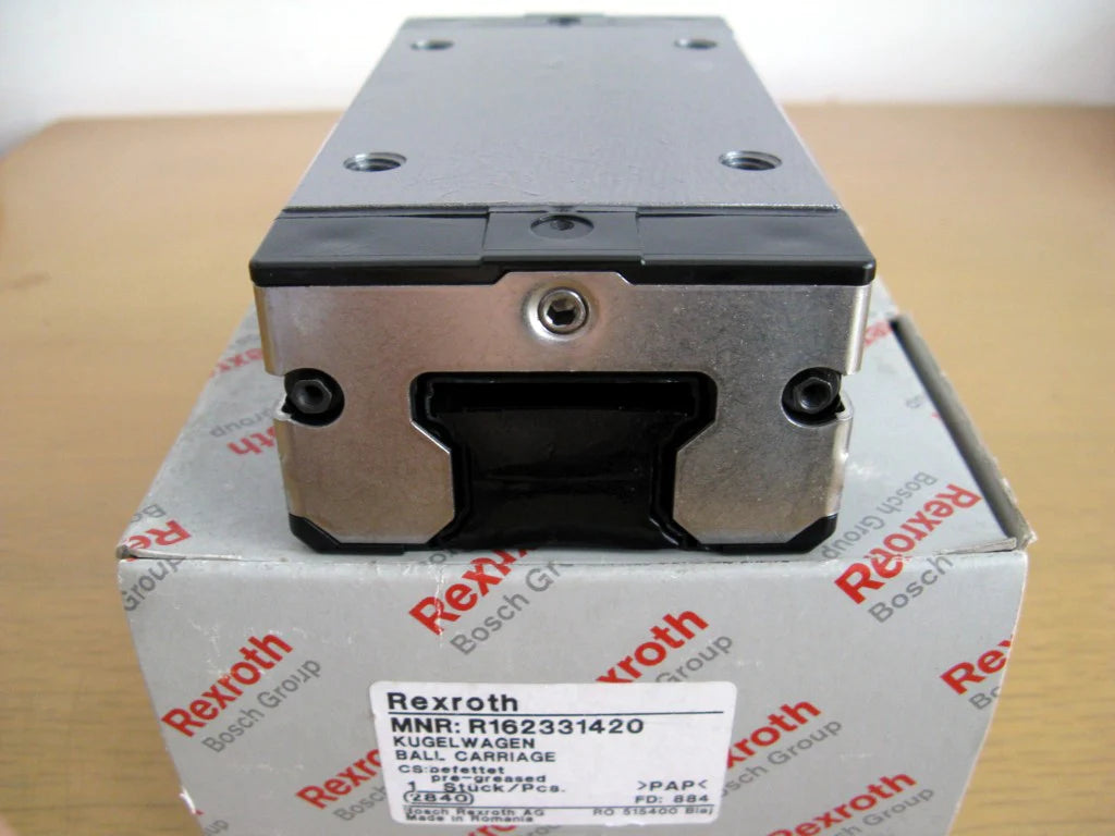 R162331420 BOSCH REXROTH RUNNER BLOCK BALL CARRIAGE LINEAR BEARINGS