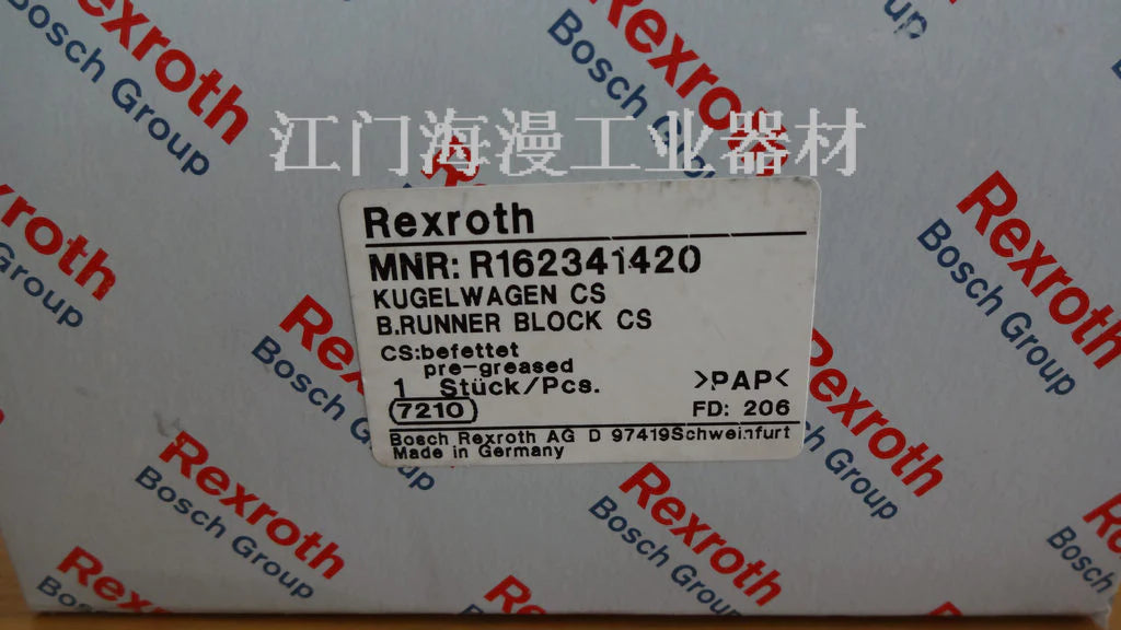 R162342220 BOSCH REXROTH RUNNER BLOCK BALL CARRIAGE LINEAR BEARINGS