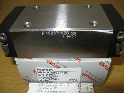 R162379420 BOSCH REXROTH RUNNER BLOCK BALL CARRIAGE LINEAR BEARINGS